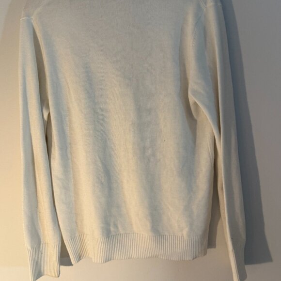 Vintage Sequin Flamingo Cardigan 🦩✨ | Cream Knit | Size M - Picture 2 of 4